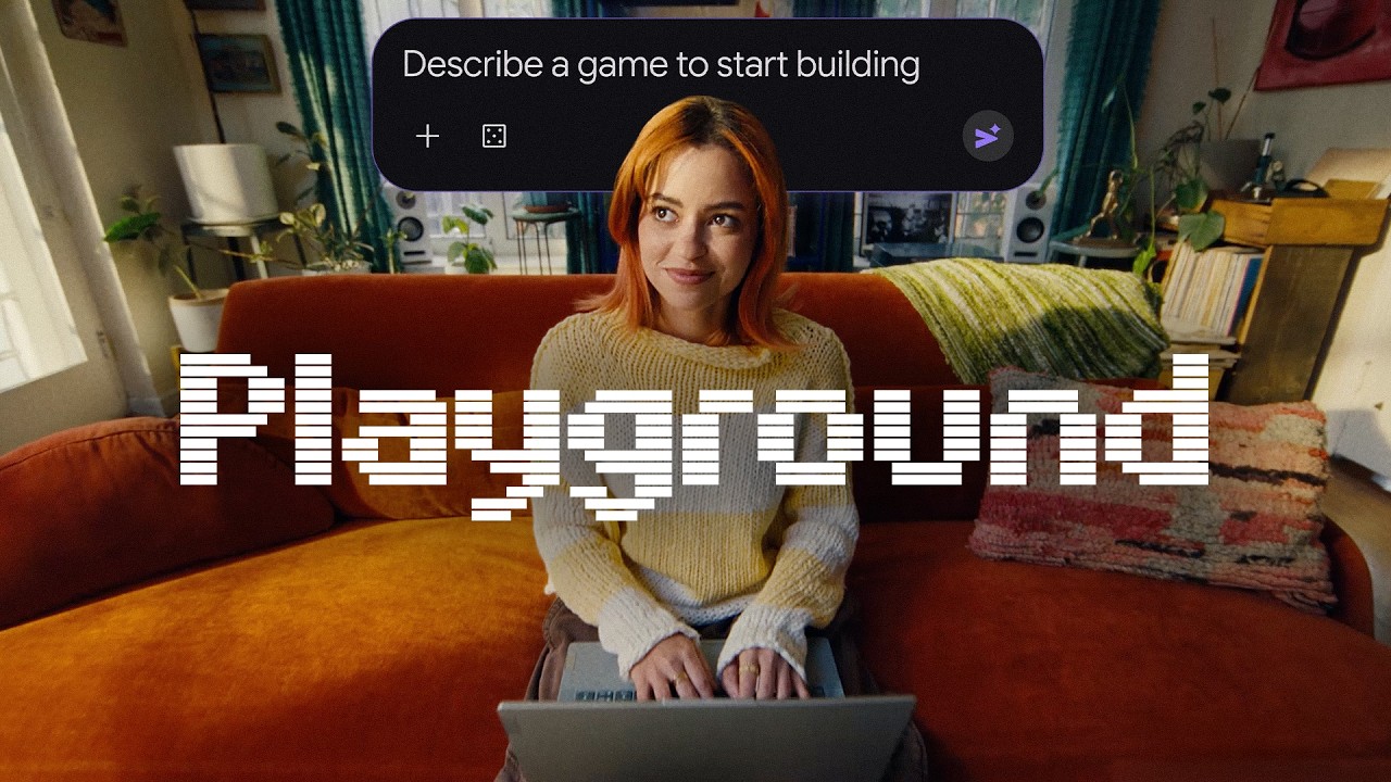 Google lanzó Playground, una plataforma gratuita para crear juegos con prompts de IA