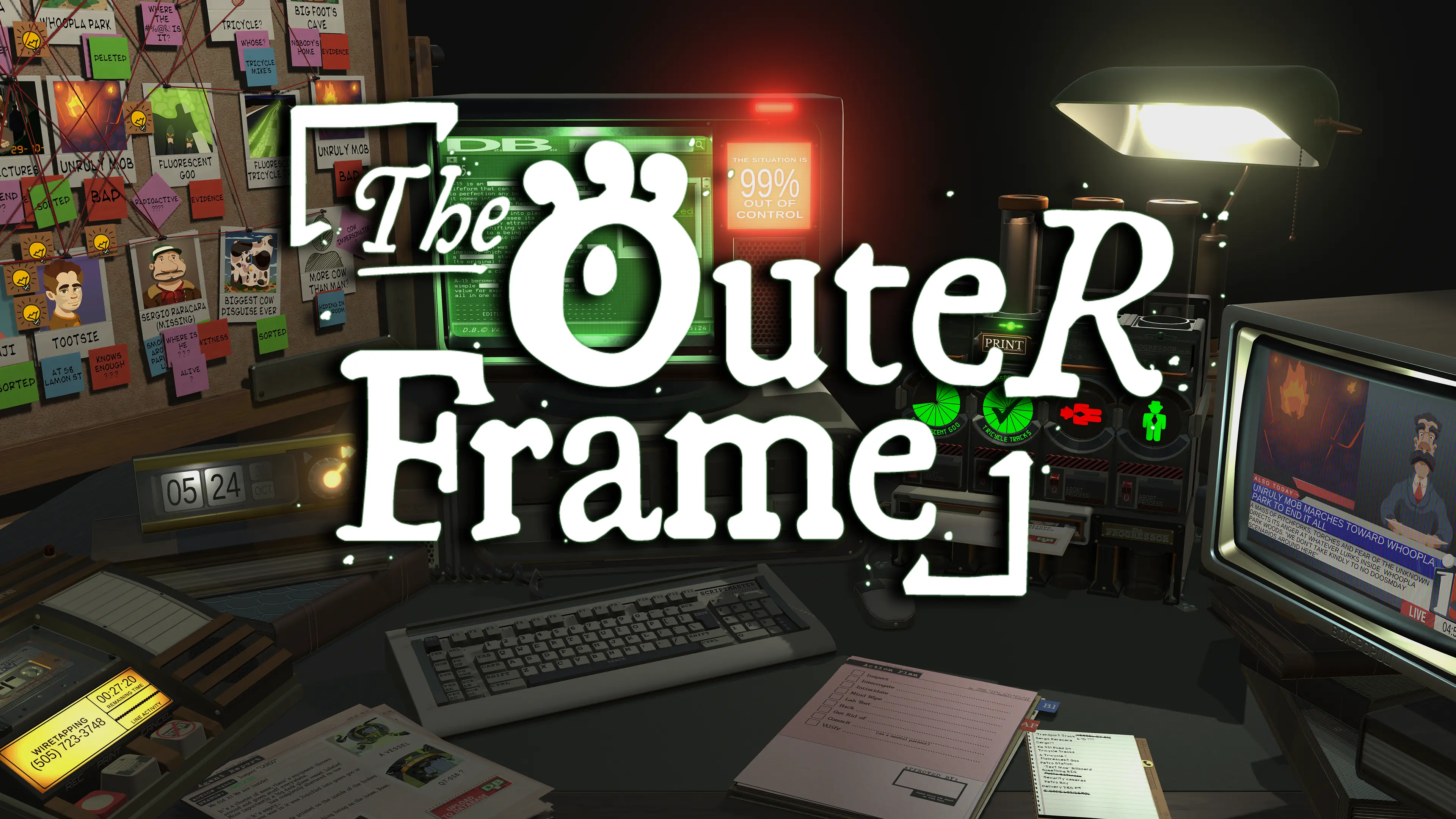 The Outer Frame: el indie argentino que te pone a investigar y encubrir la verdad desde un escritorio