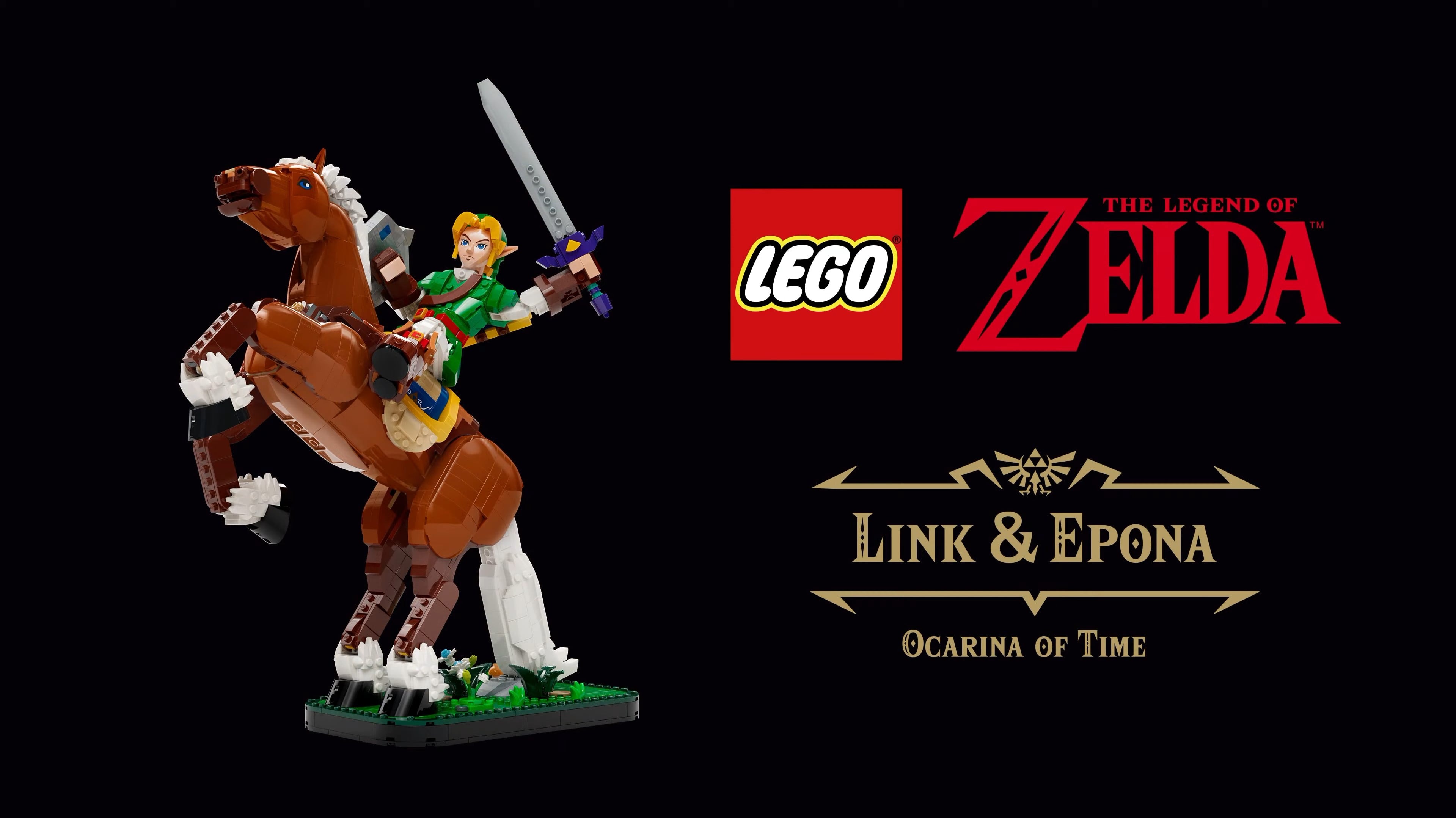 LEGO revive Ocarina of Time con un nuevo set de Link y Epona de 1.750 piezas