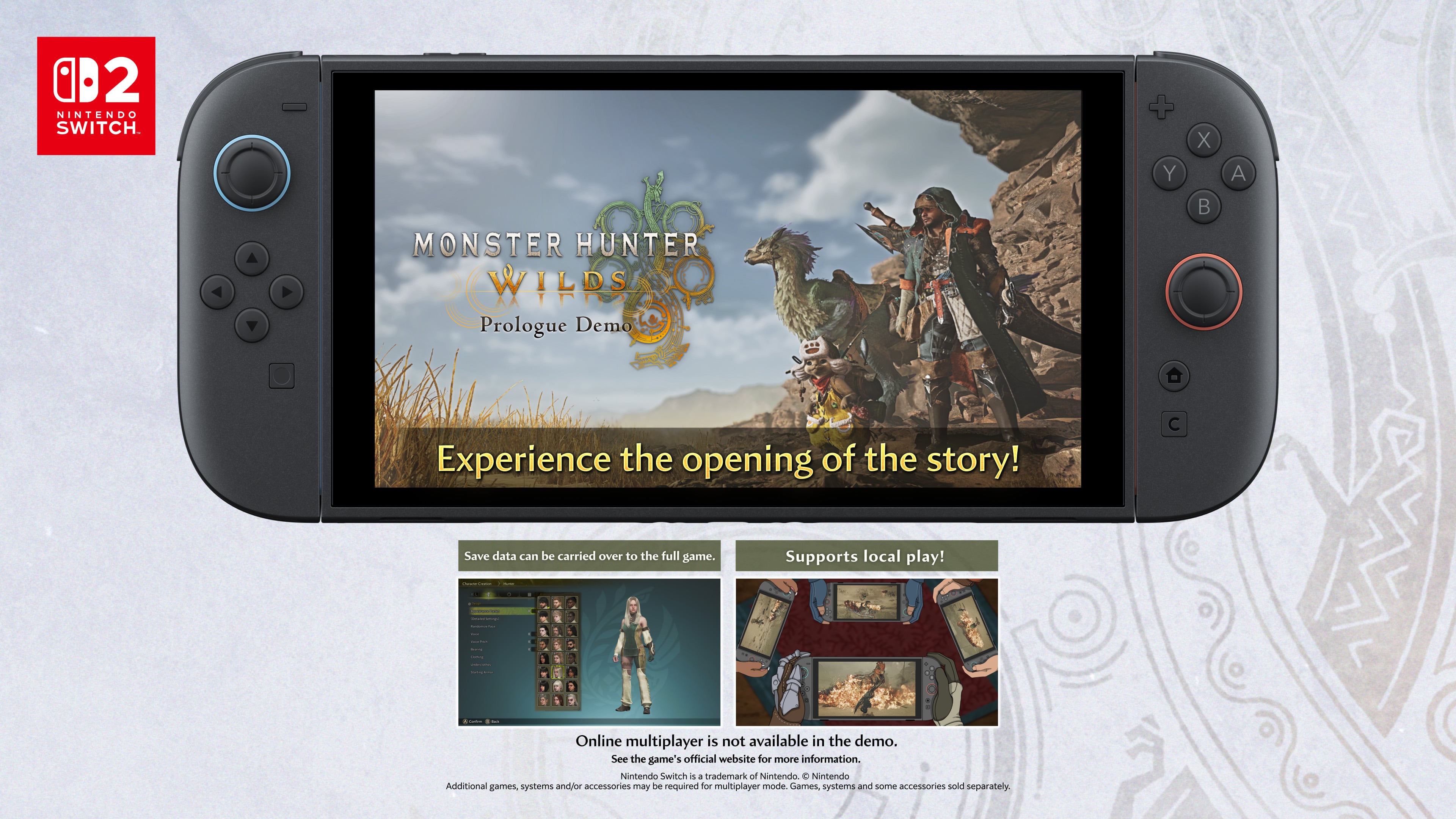 Monster Hunter Wilds tendrá una demo en Switch 2 el 19 de octubre con progreso transferible