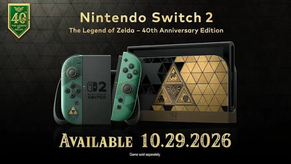 Nintendo presentó una Switch 2 y un Pro Controller de Zelda por el 40.º aniversario
