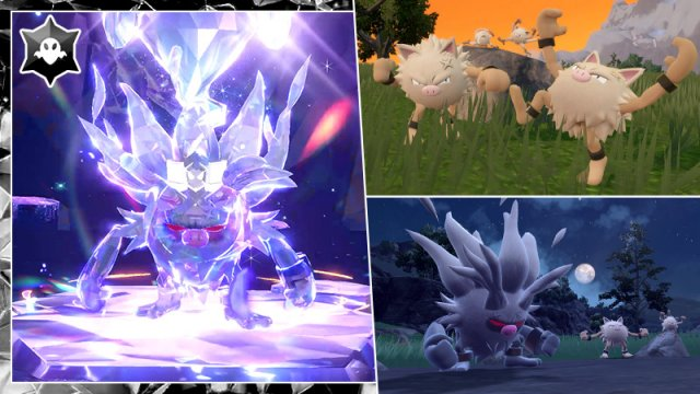 Pokémon Scarlet y Violet activan raid 7★ de Annihilape tipo Fantasma y brotes masivos