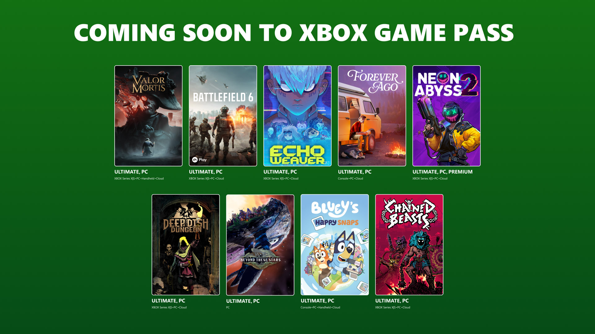 Echo Weaver, Forever Ago y Neon Abyss 2 llegan hoy a Game Pass