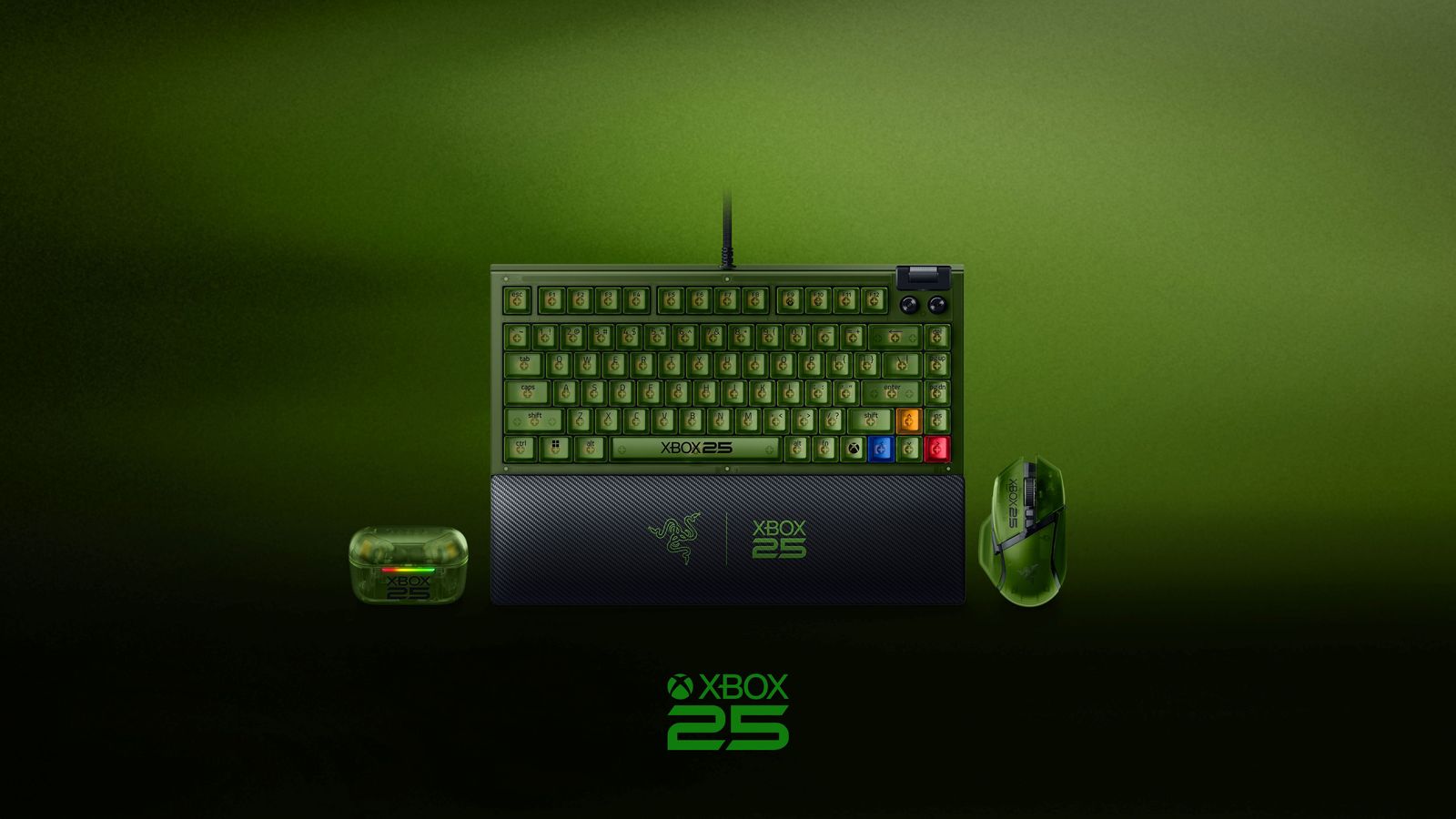 Razer presentó periféricos especiales por el 25.º aniversario de Xbox en gamescom