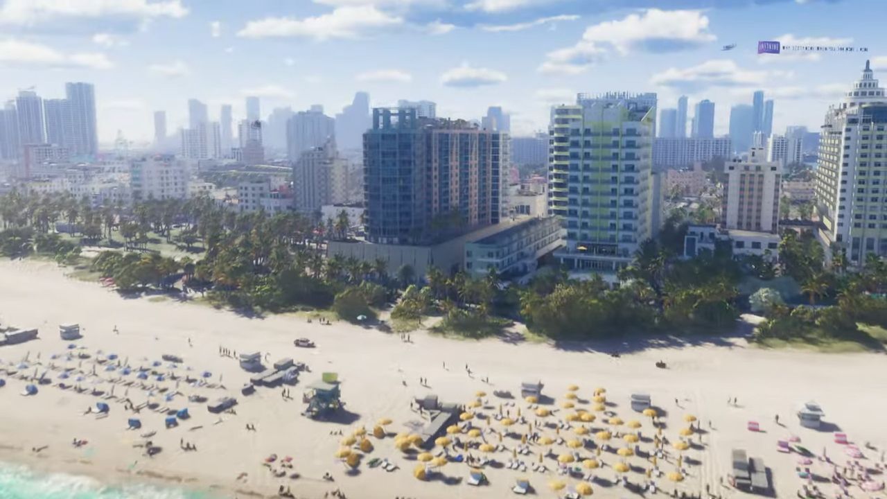 Un supuesto clip filtrado de GTA 6 recorre Leonida y Vice City desde un biplano
